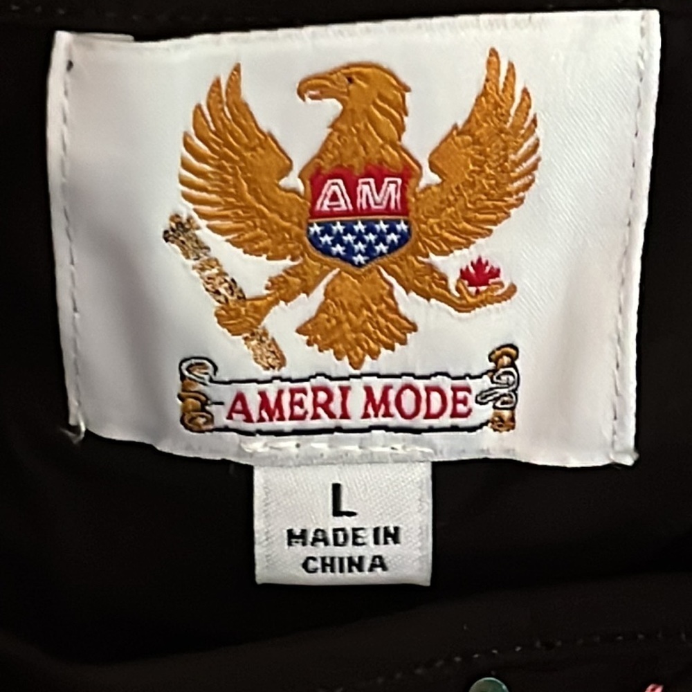 Ameri Mode black embroidered floral pattern strap… - image 4